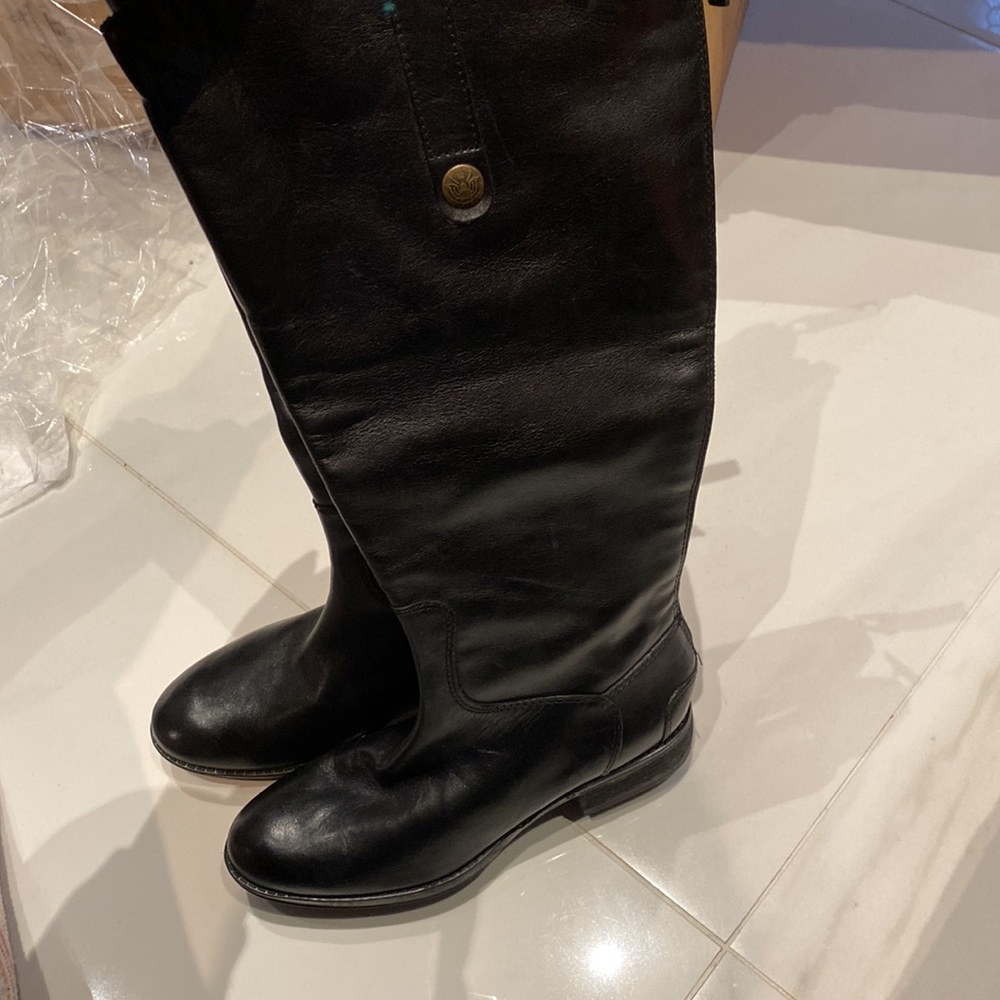 Sam Edelman black boots with full back zipper. Brand new, never worn - Picture 3 of 7